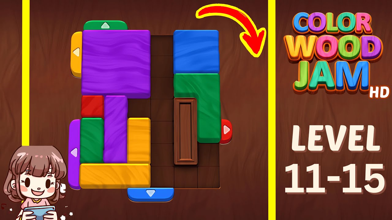 Color Wood Jam Level 11: Color Wood Jam Level 11-15