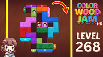 Color Wood Jam Level 268: Color Wood Jam Level 268