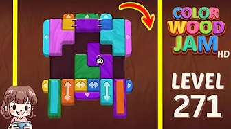 Color Wood Jam Level 271: Color Wood Jam Level 271