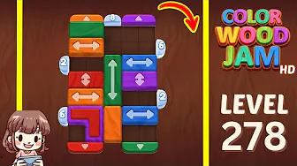 Color Wood Jam Level 278: Color Wood Jam Level 278