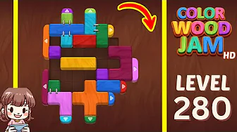 Color Wood Jam Level 280: Color Wood Jam Level 280