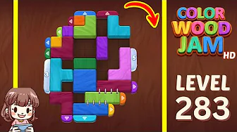 Color Wood Jam Level 283: Color Wood Jam Level 283