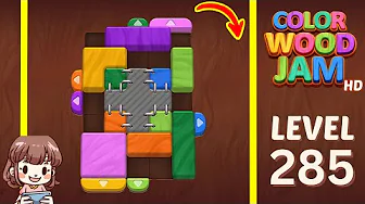 Color Wood Jam Level 285: Color Wood Jam Level 285