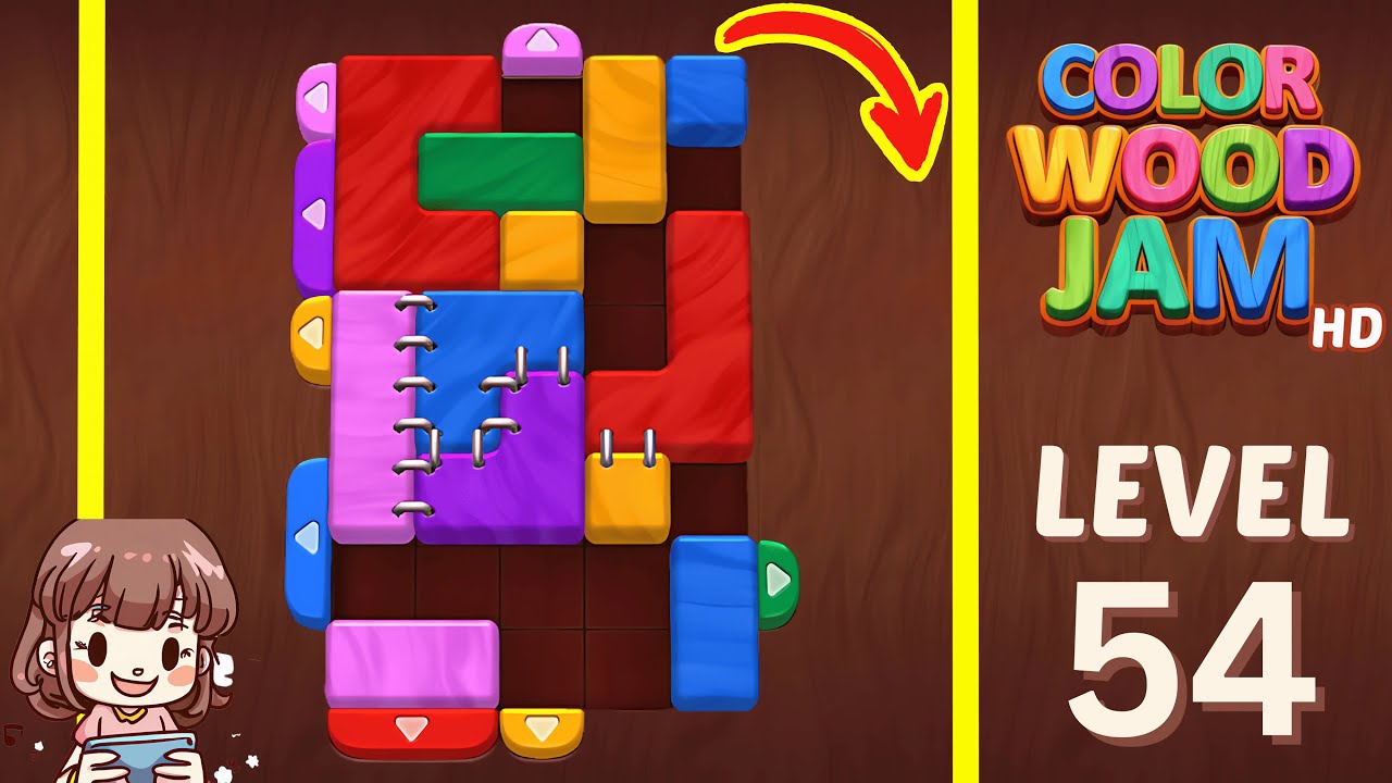 Color Wood Jam Level 54: Color Wood Jam Level 54