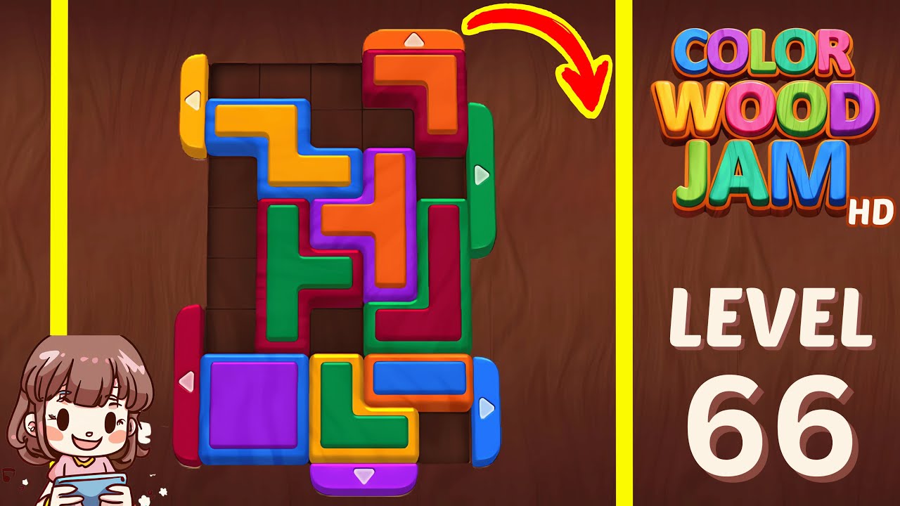 Color Wood Jam Level 66: Color Wood Jam Level 66